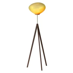 Silberne Stati X Stehlampen in Rauchglas von Eloa, 2er Set