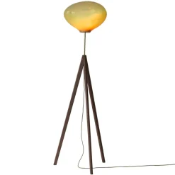 Silberne Stati X Stehlampen in Rauchglas von Eloa, 2er Set