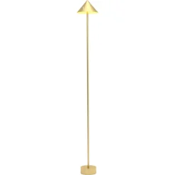 Silberne Stehlampe aus Messing von Atelier Areti