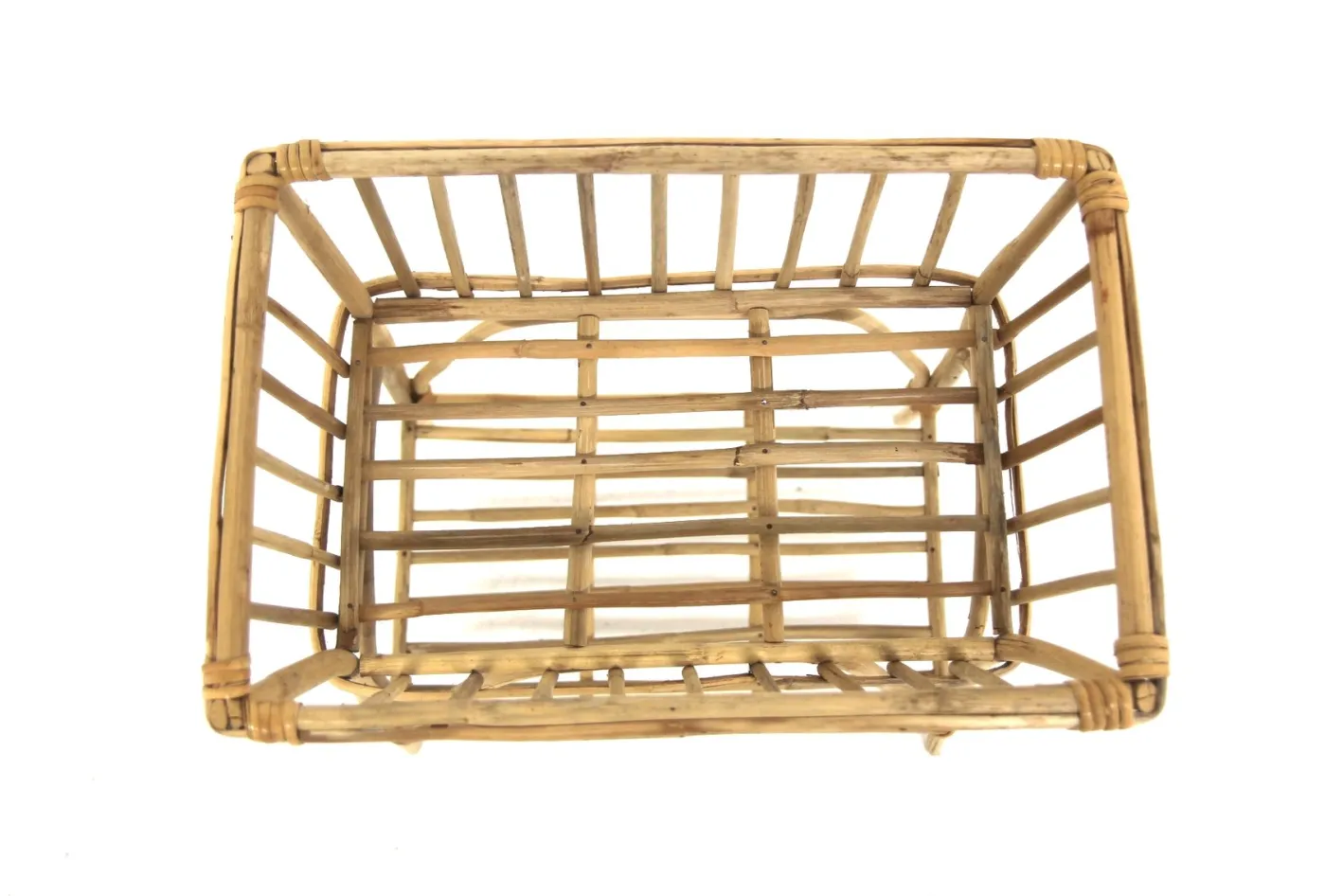 Skandinavischer Rattan Übertopf, Schweden, 1960er