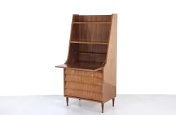 Skandinavischer Sekretär aus Teak, 1960er