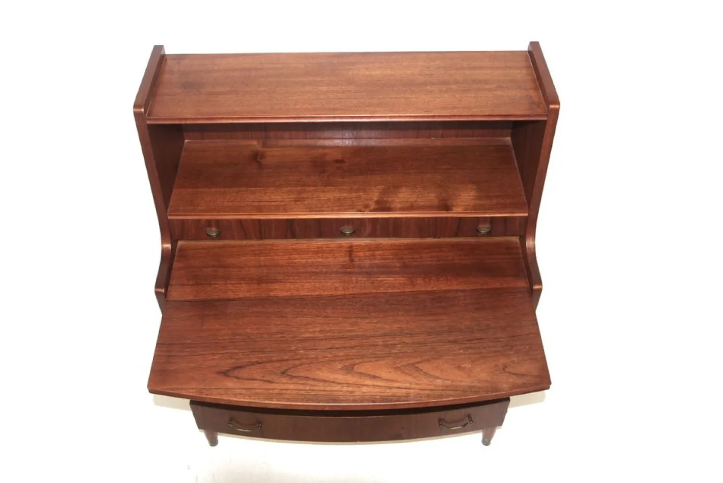 Skandinavischer Teak Sekretär, Dänemark, 1950