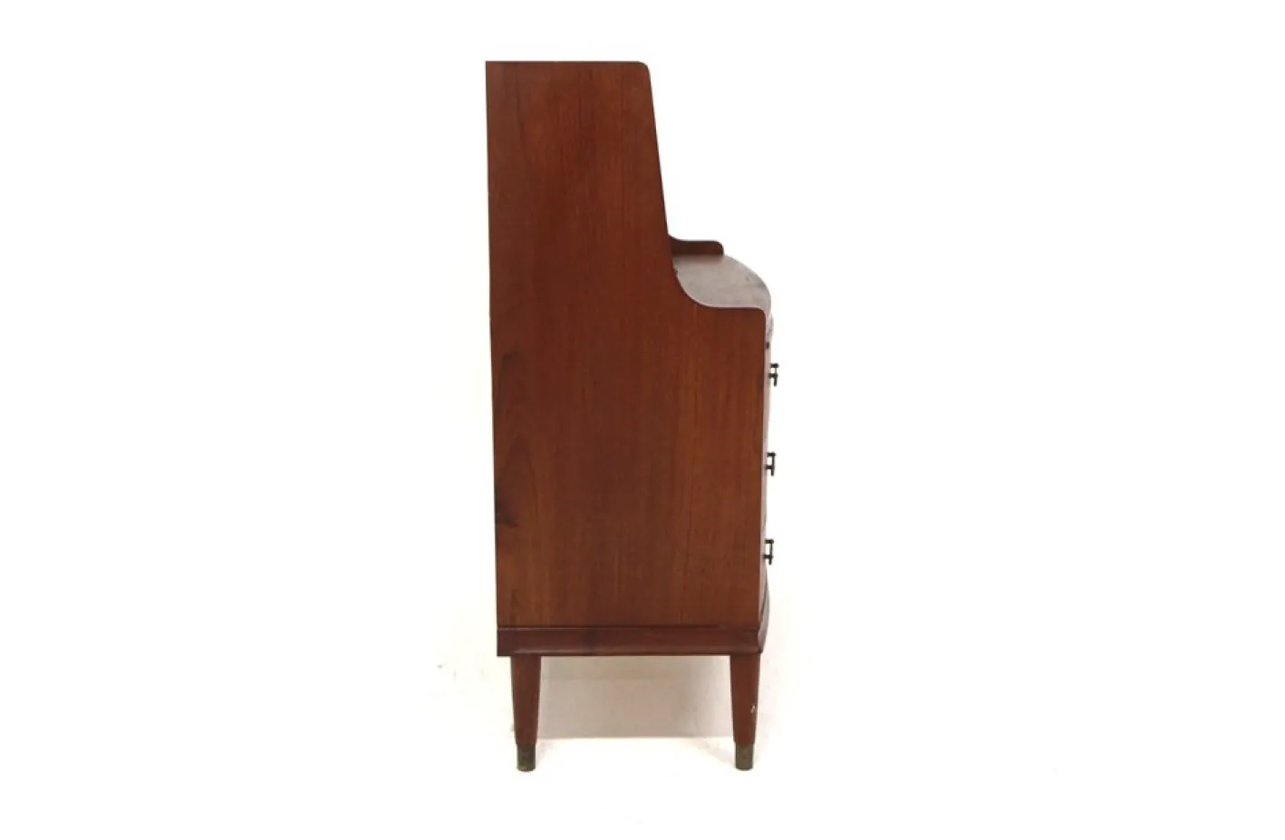 Skandinavischer Teak Sekretär, Dänemark, 1950