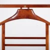 Skandinavischer Vintage Stummer Diener aus gebeizter Buche, 1960er