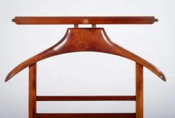 Skandinavischer Vintage Stummer Diener aus gebeizter Buche, 1960er