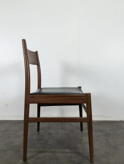 Skandinavische Teak Stühle, 4er Set