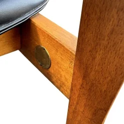Skandinavische Vintage Stühle aus Kunstleder, 1960er, 6er Set