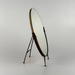 Skulpturaler Vintage Schminkspiegel von Gio Ponti, Italien, 1950er