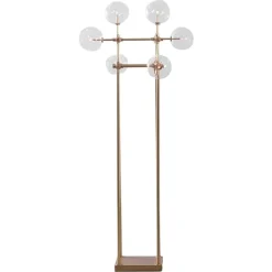 Soap 6 Stehlampe aus Messing von Schwung