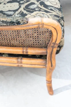 Sofa und 2 Sessel aus Bambus, 1980er, 3er Set