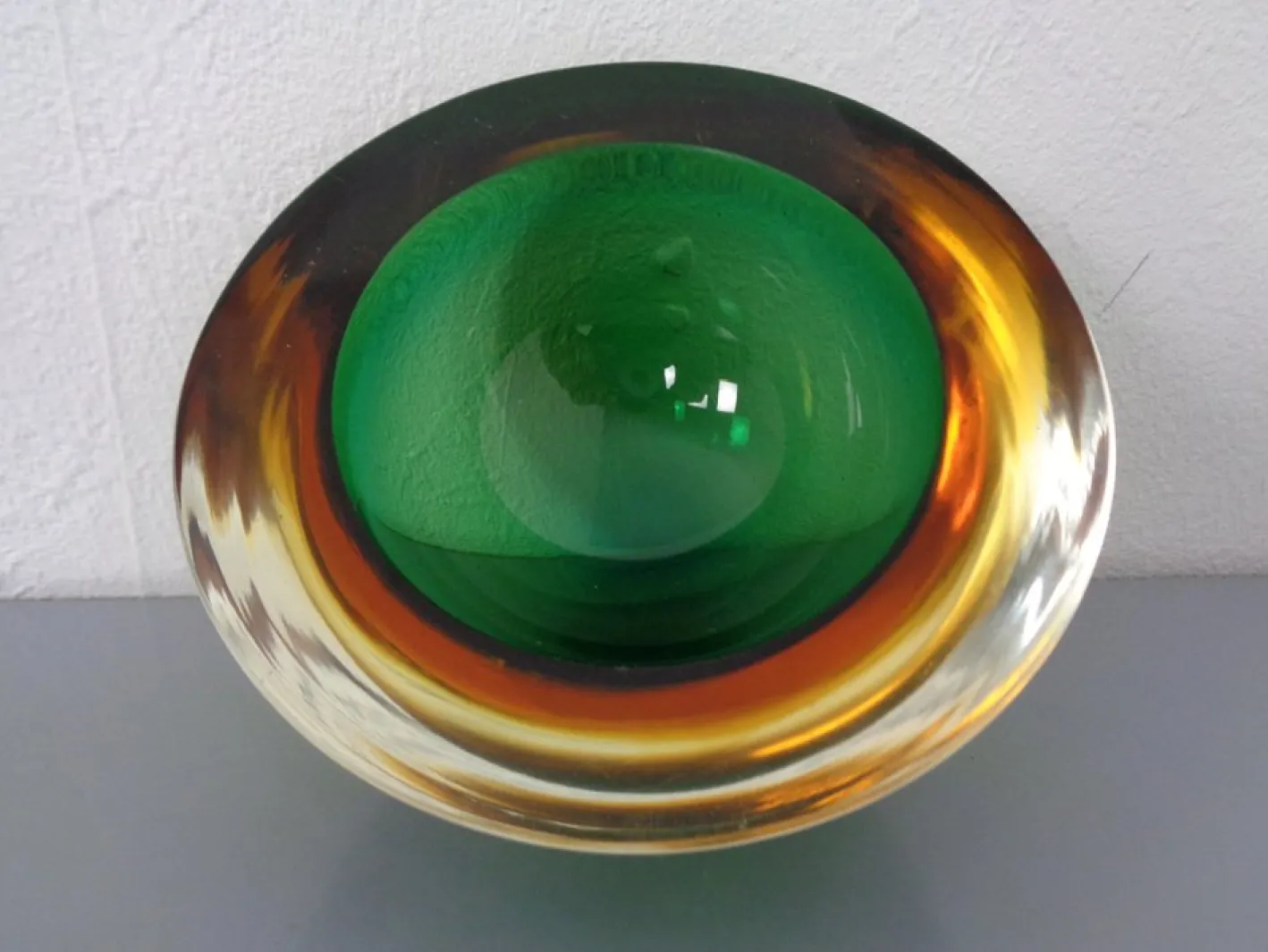 Sommerso Schalen aus Muranoglas von Flavio Poli, 1960er, 4er Set