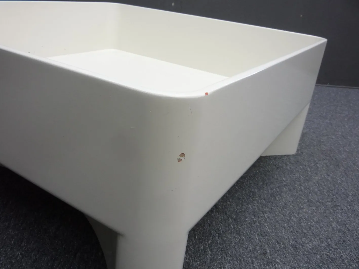 Space-Age Fiberglas Blumenbehälter von Vissmann, 1982er