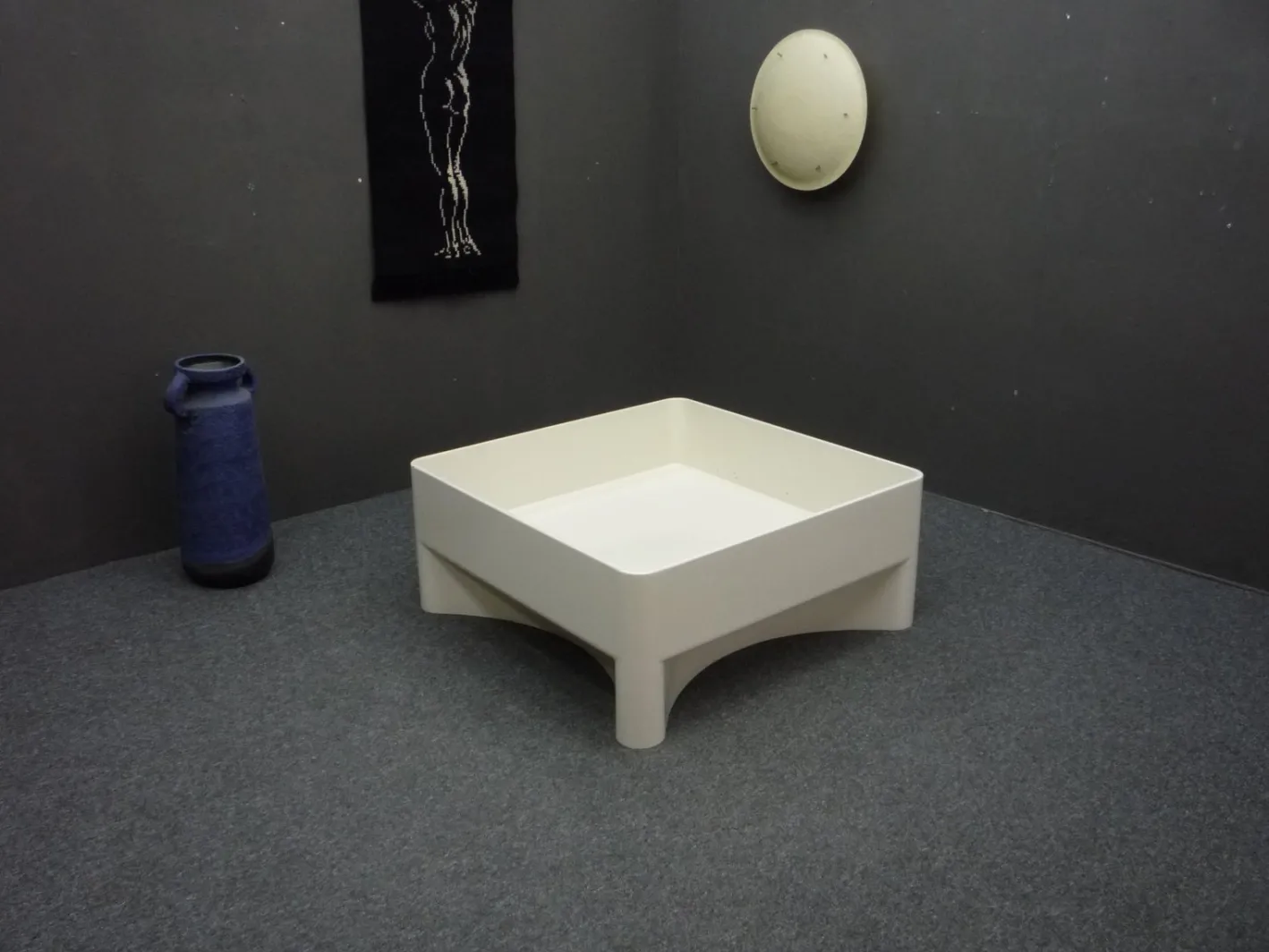 Space-Age Fiberglas Blumenbehälter von Vissmann, 1982er