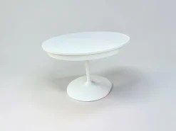 Space Age the Cherry Stühle und ausziehbarer Tulip Tisch von Luigi Colani für Lusch & Co, 1970er, 5er Set
