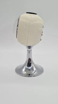 Space Age Wecker aus Verchromtem Stahl, 1970er