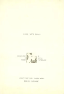 Step by Step (Passo dopo Passo) - Siebdruckset von E. Pouchard - 1975 1975