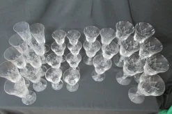 Stielgläser mit Ausgestellter Form, 1960er, 29er Set