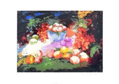 Stillleben – Original Siebdruck von Gianni Testa – 1980er 1980er