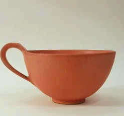 Tasse mit Untertasse von Svend Hammershøi für Kähler, 1930er, 2er Set