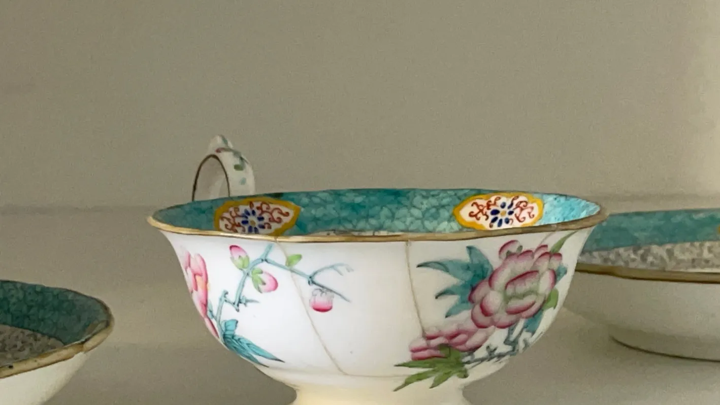 Tassen von Minton & Boyle, 1830er, 2er Set