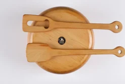 Teak Salatschüssel und Geschirr von Richard Nissen, Dänemark, 1962, 3er Set
