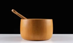Teak Salatschüssel und Geschirr von Richard Nissen, Dänemark, 1962, 3er Set