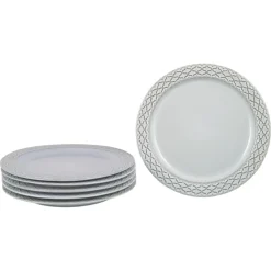 Teller von Jens Harald Quistgaard für Kronjyden / Bing & Grondahl, 1970er, 6er Set
