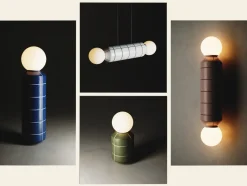 Tischlampe mit Keramikfuß von Svitanok