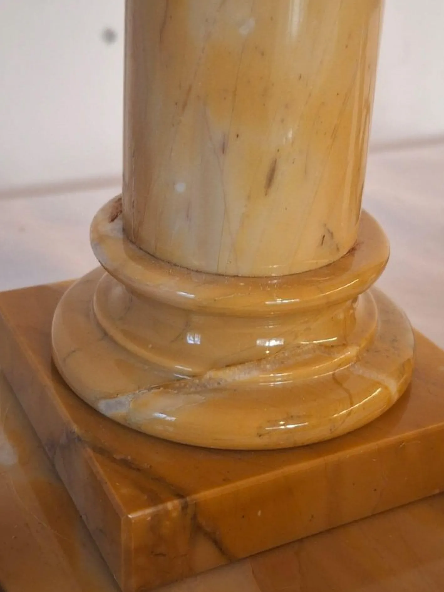 Tischlampen aus Marmor, 1970er, 2er Set
