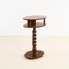 Topflappensäule aus Holz