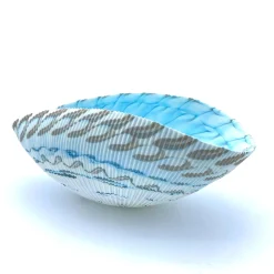 Türkisblaue Obstschale aus Muranoglas von YourMurano