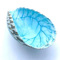 Türkisblaue Obstschale aus Muranoglas von YourMurano