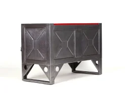 Tschechische Werkbank aus Holz & Metall, 1940er