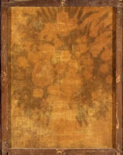 Unbekannt, Blumenvase in einer Metallvase mit Maske, Ölgemälde, Frühes 17. Jahrhundert