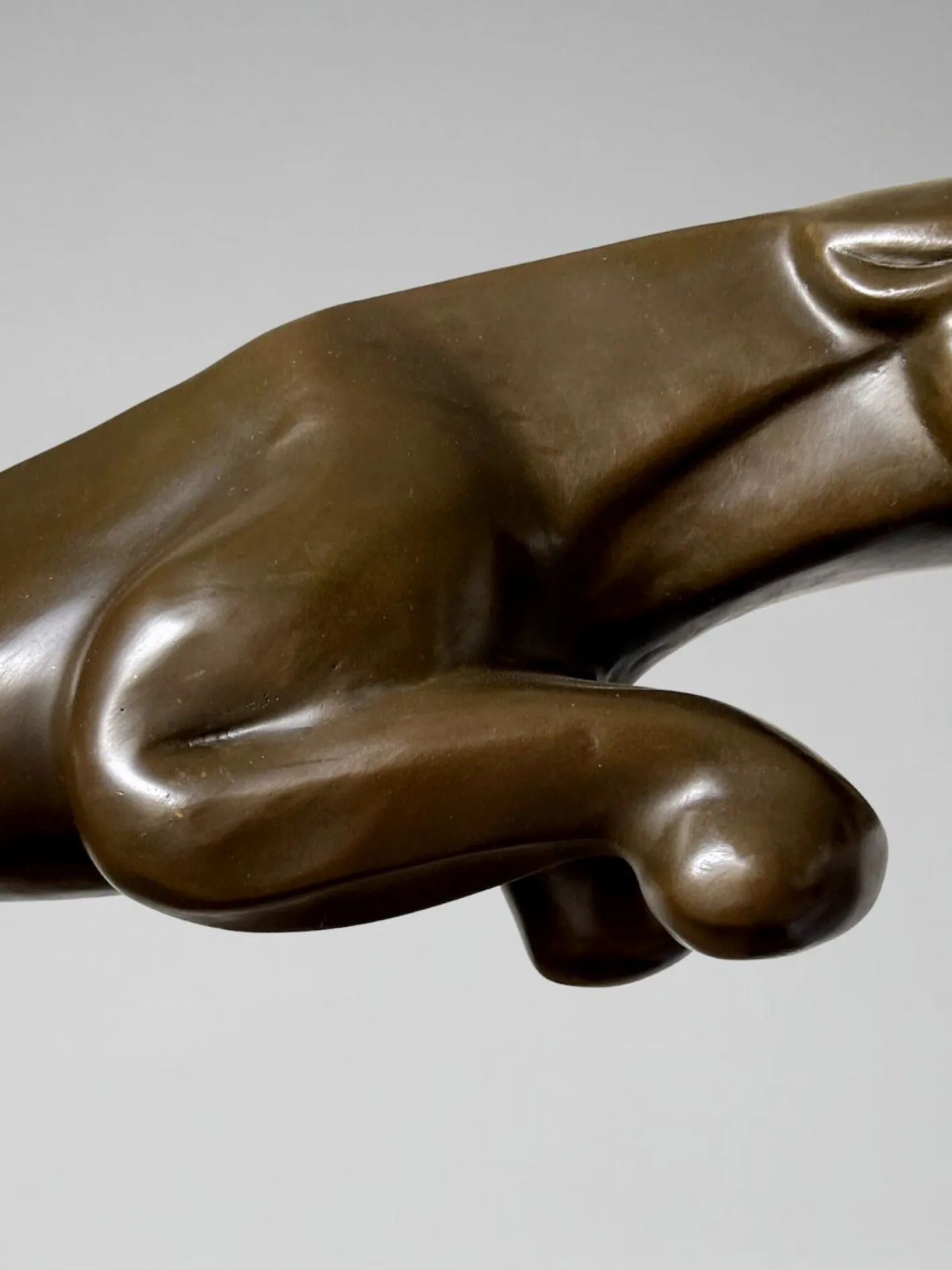 Unbekannt, Panther Skulptur, 2000er, Bronze