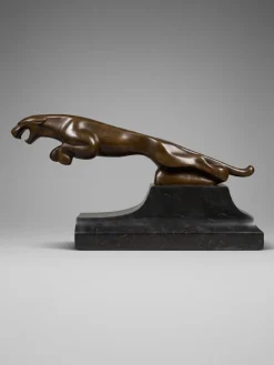 Unbekannt, Panther Skulptur, 2000er, Bronze