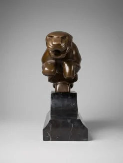 Unbekannt, Panther Skulptur, 2000er, Bronze