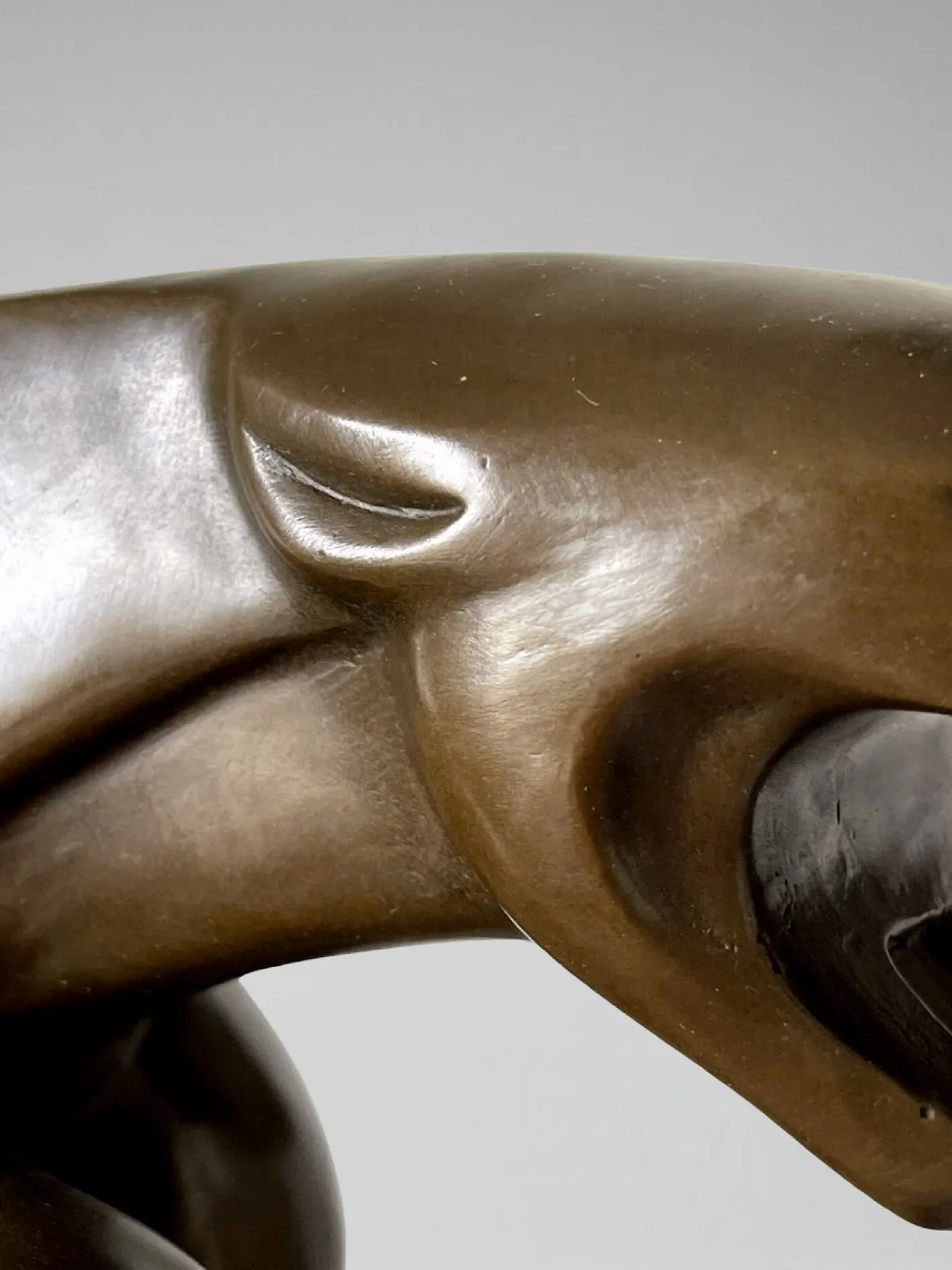 Unbekannt, Panther Skulptur, 2000er, Bronze