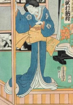 Utagawa Toyokuni II, Bijin-ga (Schönheitsdruck), Holzschnitt, 19. Jh