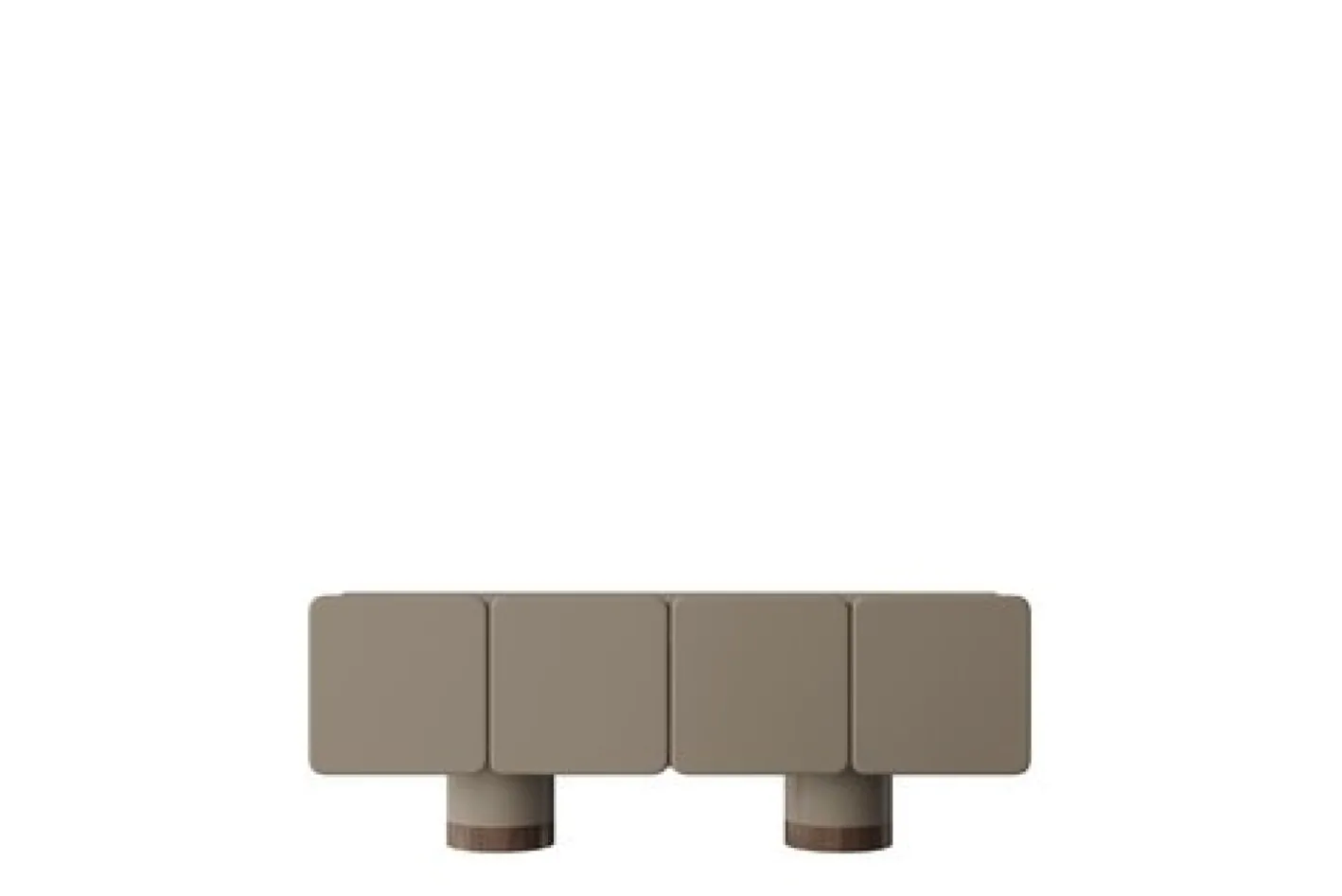Venus Sideboard mit 4 abgerundeten Türen von Ultramobili