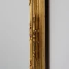 Vergoldeter Französischer Quadratischer Vintage Spiegel im Barockstil, 1950er