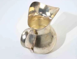 Versilberte italienische Vintage Kaffeekanne von F.lli Gallo, 1950er