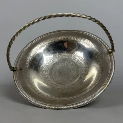 Versilberter Korb, 1800er