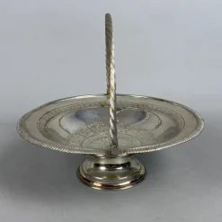 Versilberter Korb, 1800er