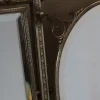 Versilberter Vintage Tischspiegel, 1890er
