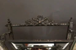Versilberter Vintage Tischspiegel, 1890er