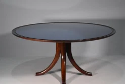 Versone Couchtisch aus Blauem Spiegelglas von Pietro Chiesa für Fontana Arte, 1940