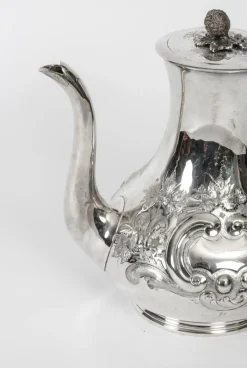 Viktorianische Kaffeekanne von Boardman Glossop & Co., 19. Jh