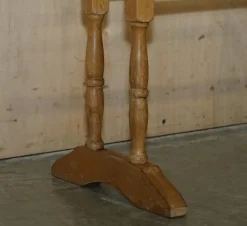 Viktorianischer Handtuchhalter aus Kiefernholz, 1900er