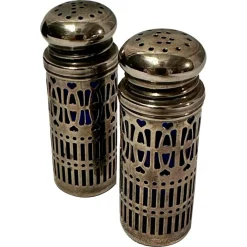 Viktorianisches Salz- und Pfefferstreuer Set, 19. Jh., England, 1850er, 2er Set